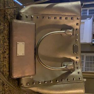 Studded Michael Kors Purse and Wallet
